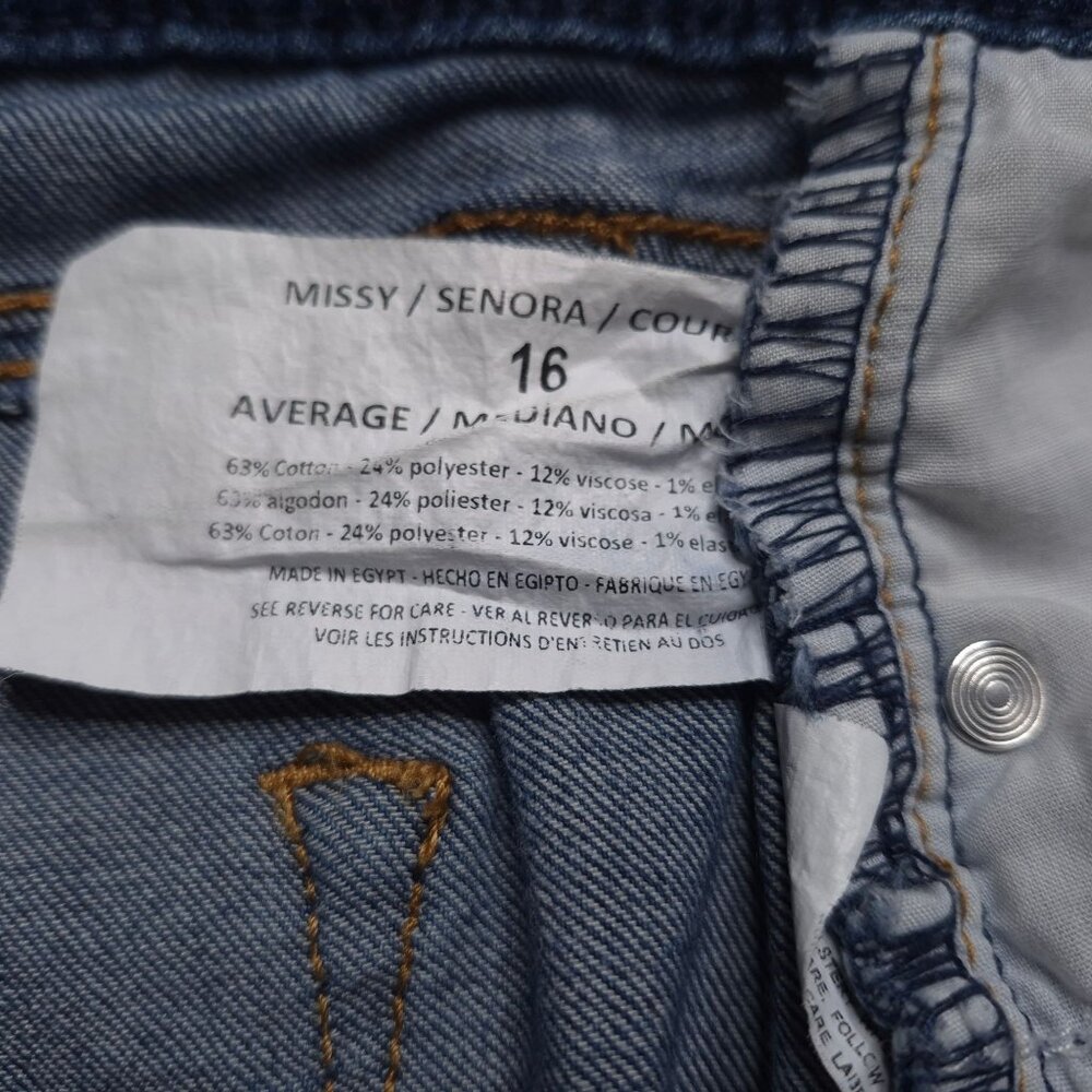 Gloria Vanderbilt Womens All Around Slimming Effect Skimmer Jeans 16 Medium Wash - Picture 8 of 8